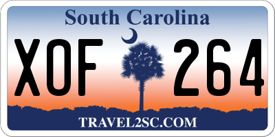 SC license plate XOF264