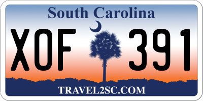 SC license plate XOF391