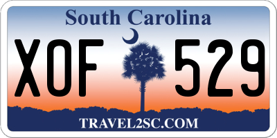 SC license plate XOF529