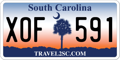 SC license plate XOF591