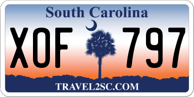 SC license plate XOF797