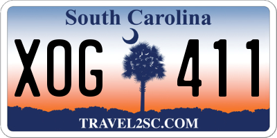 SC license plate XOG411