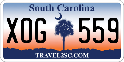 SC license plate XOG559