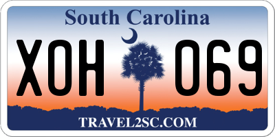 SC license plate XOH069