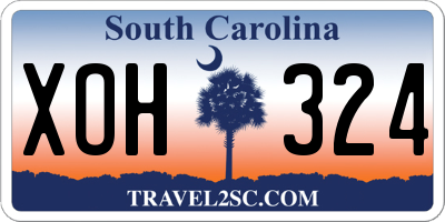 SC license plate XOH324