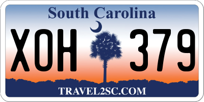 SC license plate XOH379