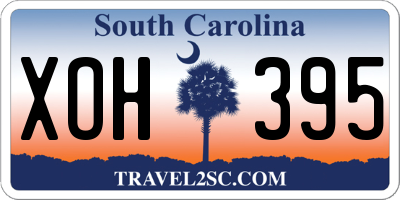 SC license plate XOH395