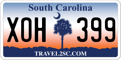 SC license plate XOH399