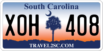 SC license plate XOH408