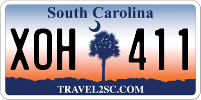 SC license plate XOH411