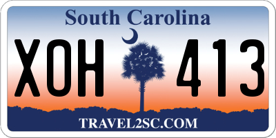 SC license plate XOH413