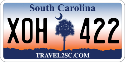 SC license plate XOH422
