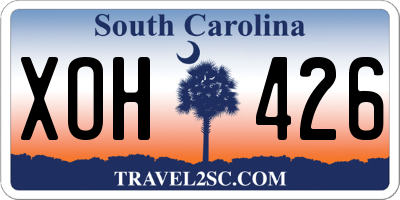 SC license plate XOH426