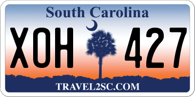 SC license plate XOH427