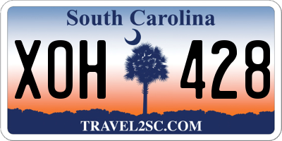 SC license plate XOH428