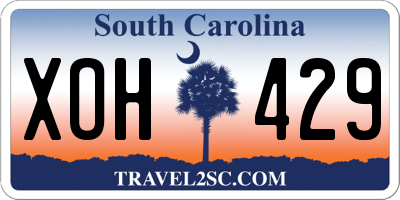 SC license plate XOH429