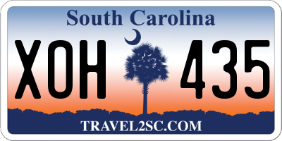 SC license plate XOH435