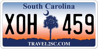 SC license plate XOH459