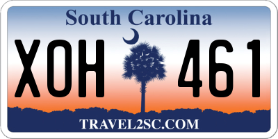 SC license plate XOH461