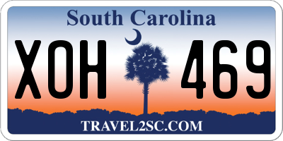 SC license plate XOH469