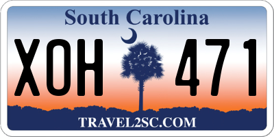 SC license plate XOH471