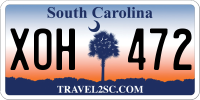 SC license plate XOH472