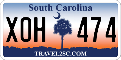 SC license plate XOH474