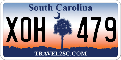 SC license plate XOH479