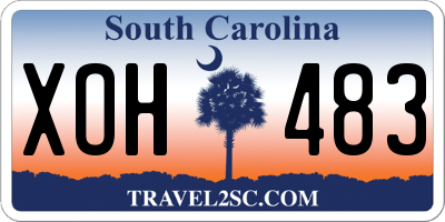 SC license plate XOH483