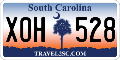 SC license plate XOH528