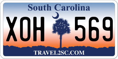 SC license plate XOH569