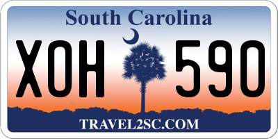 SC license plate XOH590