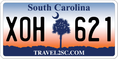 SC license plate XOH621