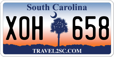 SC license plate XOH658