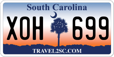 SC license plate XOH699