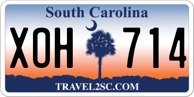 SC license plate XOH714