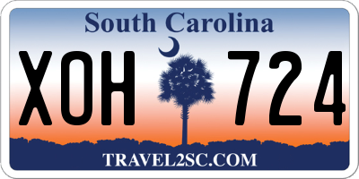 SC license plate XOH724