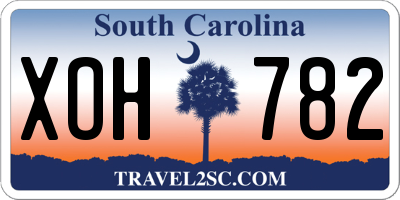 SC license plate XOH782