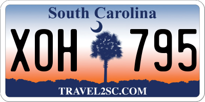 SC license plate XOH795