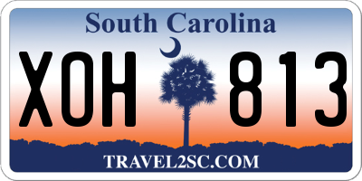 SC license plate XOH813