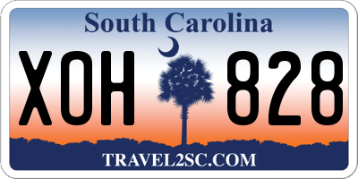 SC license plate XOH828