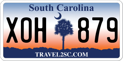 SC license plate XOH879