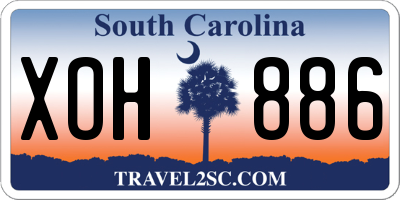 SC license plate XOH886