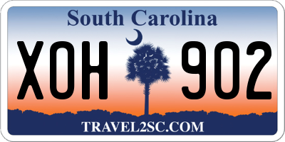 SC license plate XOH902