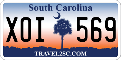 SC license plate XOI569