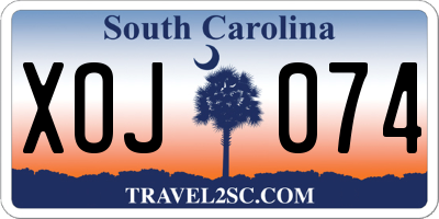 SC license plate XOJ074