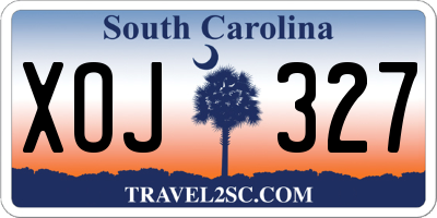 SC license plate XOJ327