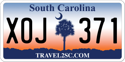 SC license plate XOJ371
