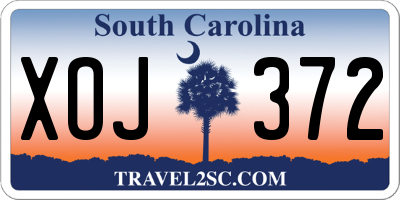 SC license plate XOJ372