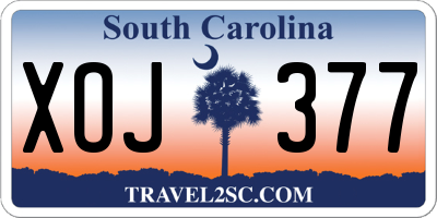 SC license plate XOJ377